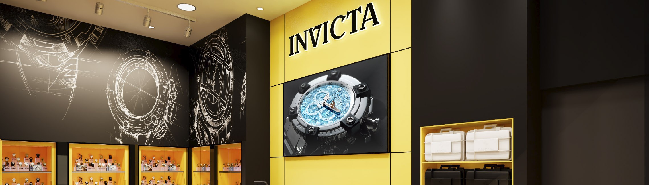 Invicta Watch Banner