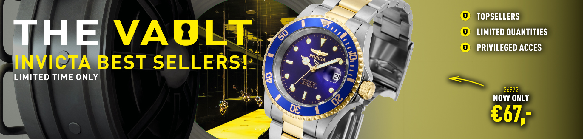 Invicta Watch Banner