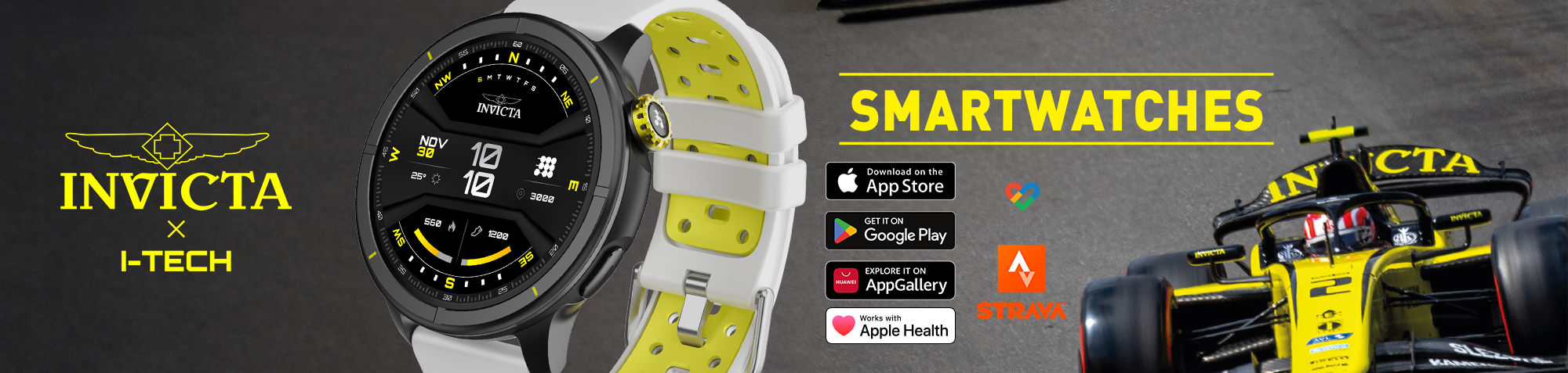 Invicta Watch Banner