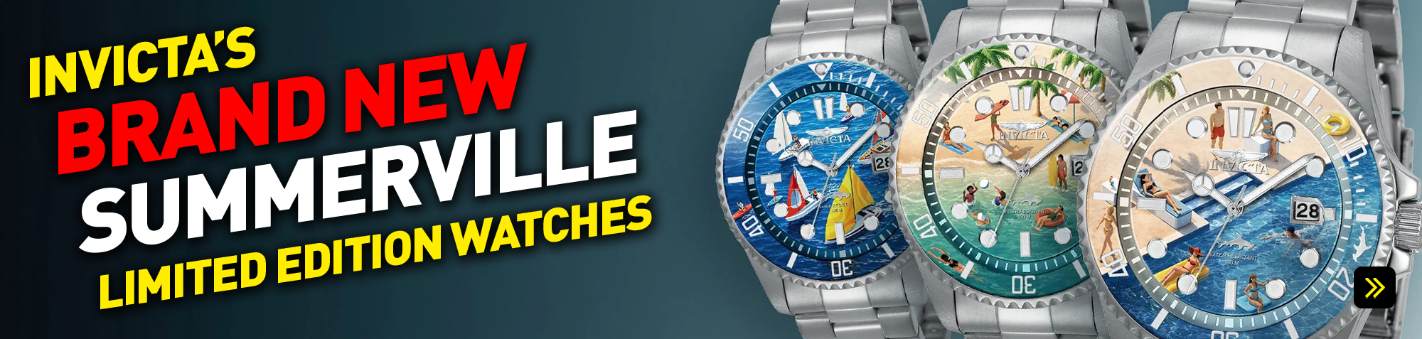 Invicta Watch Banner