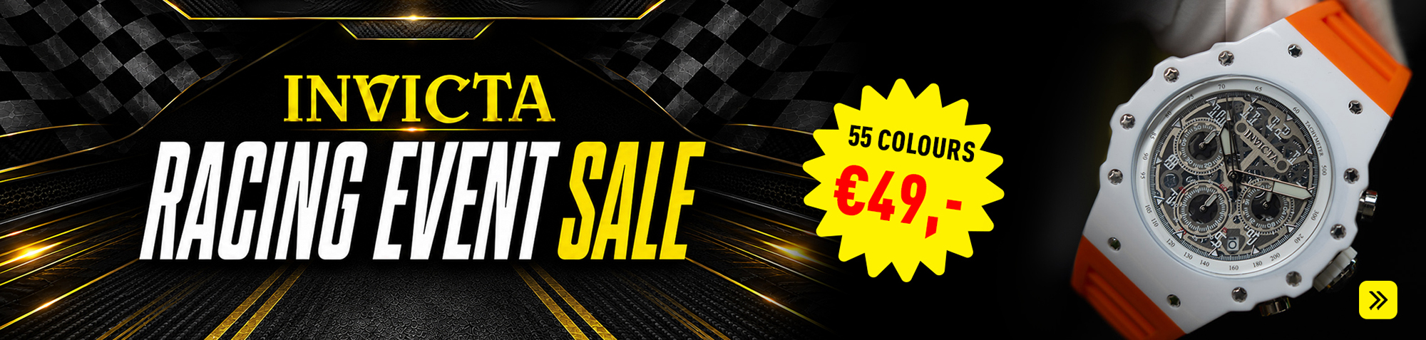 Invicta Watch Banner