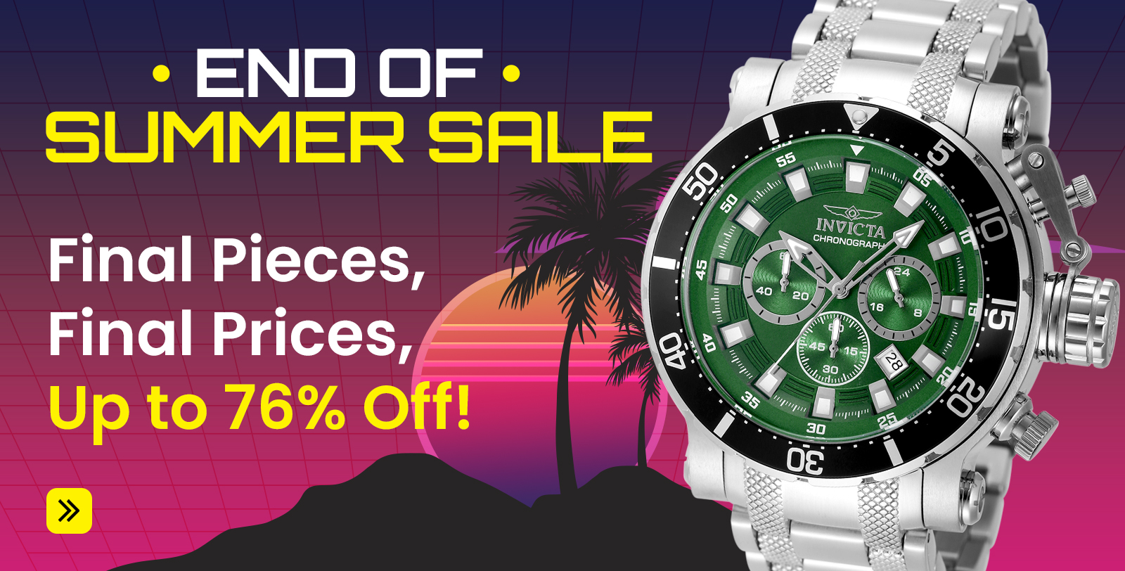Invicta Watch Banner