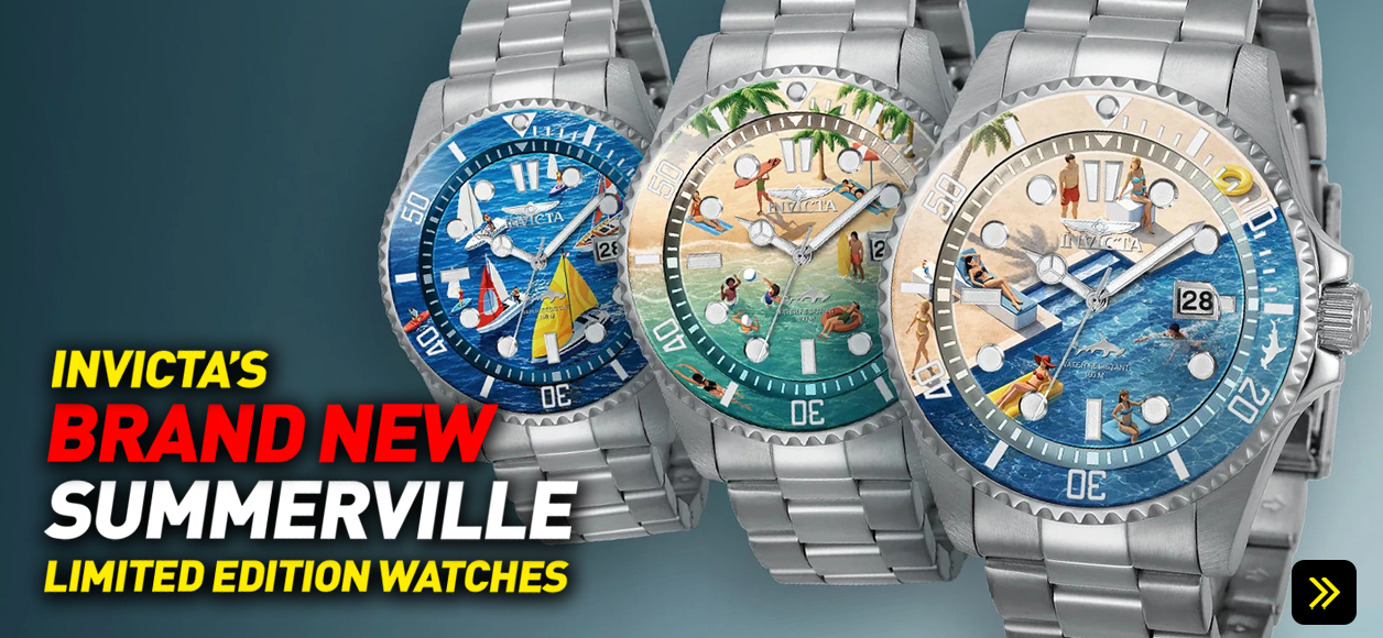 Invicta Watch Banner