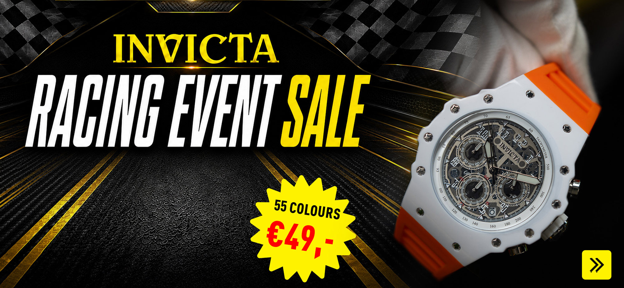 Invicta Watch Banner