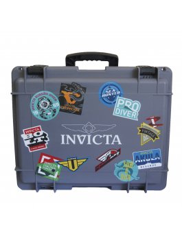 Invicta Watch Box Grey - 15 Slot DC15PATCH-GREY