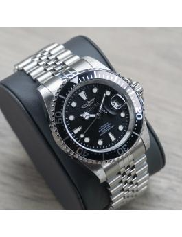 Invicta Pro Diver 30091 Reloj de Hombre - Movimiento Automático - Acero Inoxidable con Esfera Negra - 42 mm