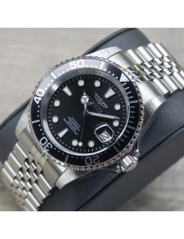 Invicta Pro Diver 30091 Reloj de Hombre - Movimiento Automático - Acero Inoxidable con Esfera Negra - 42 mm