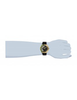 Invicta Specialty 35679 Reloj de Hombre - Movimiento de Cuarzo - Acero Inoxidable con Esfera Negra - 45 mm