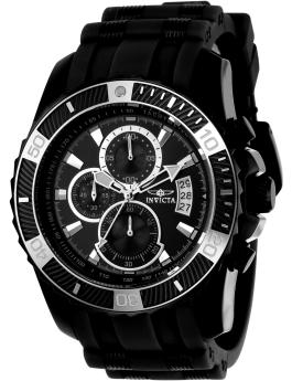 Invicta Pro Diver - SCUBA 22433 Reloj de Hombre - Movimiento de Cuarzo - Acero Inoxidable con Esfera Negra - 45 mm
