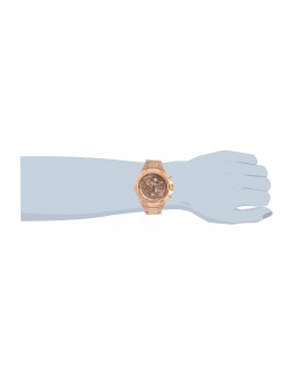 Invicta Aviator 28128 Orologio da Uomo - Movimento al Quarzo - Acciaio Inossidabile con Quadrante in Oro Rosa - 50 mm