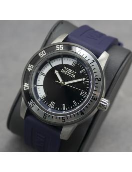 Invicta Specialty 34013 Reloj de Hombre - Movimiento de Cuarzo - Acero Inoxidable con Esfera Negra - 45 mm