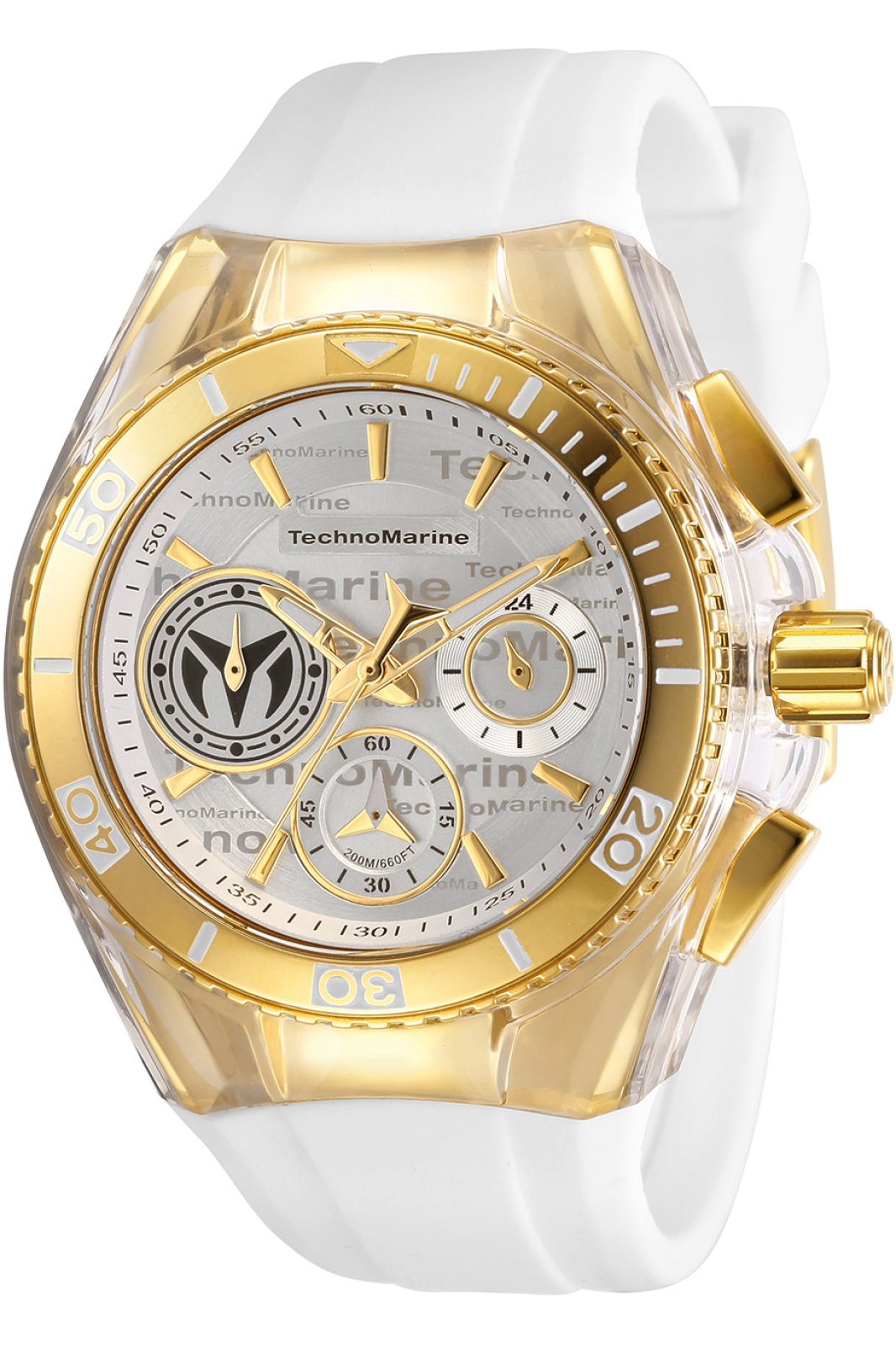 TechnoMarine Cruise TM-118133 Damenuhr - Quarzwerk - Edelstahl mit silbernem Zifferblatt - 40 mm