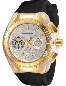 TechnoMarine Cruise TM-118136 Damenuhr - Quarzwerk - Edelstahl mit silbernem Zifferblatt - 40 mm
