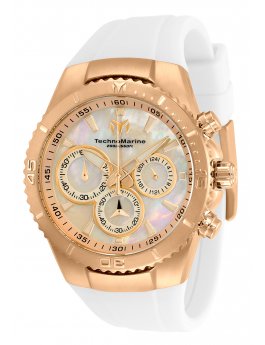 TechnoMarine Manta TM-220074 Women's Watch - Quartz Movement - Stainless Steel with Pearl Dial - 40 mm