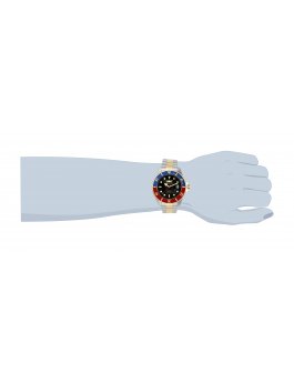 Invicta Pro Diver 34043 Relógio Masculino - Movimento Automático - Aço Inoxidável com Mostrador Preto - 47 mm