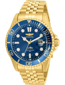 Invicta Pro Diver 30612 Reloj para Hombre - Movimiento de Cuarzo - Acero Inoxidable con Esfera Azul - 43 mm