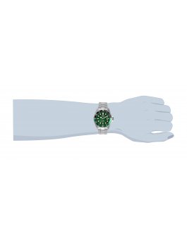 Invicta Pro Diver 30808 Reloj de Hombre - Movimiento de Cuarzo - Acero Inoxidable con Esfera Verde - 43 mm