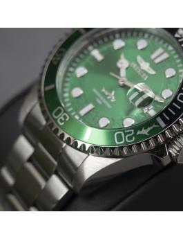 Invicta Pro Diver 30808 Reloj de Hombre - Movimiento de Cuarzo - Acero Inoxidable con Esfera Verde - 43 mm