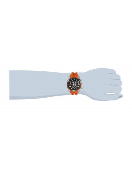 Invicta Bolt 31314 Montre Homme - Mouvement Quartz - Acier Inoxydable avec Cadran Noir - 50 mm