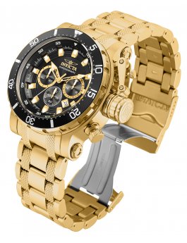 Invicta Coalition Forces 32720 Men's Watch - Quartz Movement - Stainless Steel with Black Dial - 52 mm