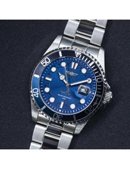 Invicta Pro Diver 30807 Orologio da Uomo - Movimento al Quarzo - Acciaio Inossidabile con Quadrante Blu - 43 mm