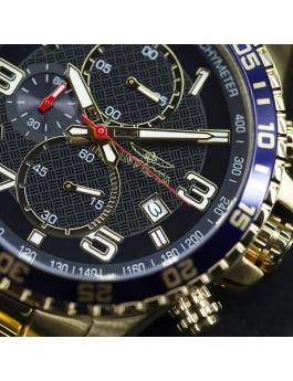 Invicta Specialty 14878 Zegarek męski - Mechanizm kwarcowy - Stal nierdzewna z czarną tarczą - 45 mm
