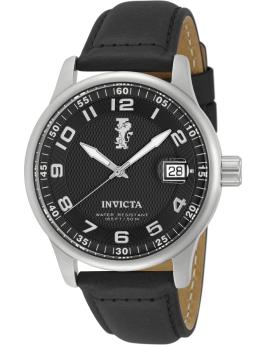 Invicta I-Force 12822 Reloj para Hombre - Movimiento de Cuarzo - Acero Inoxidable con Esfera Negra - 44 mm