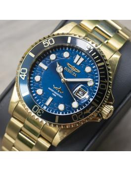 Invicta Pro Diver 30810 Montre Homme - Mouvement Quartz - Acier Inoxydable avec Cadran Bleu - 43 mm