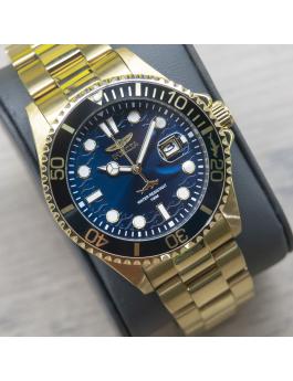 Invicta Pro Diver 30810 Montre Homme - Mouvement Quartz - Acier Inoxydable avec Cadran Bleu - 43 mm