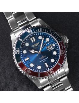 Invicta Pro Diver 30951 Men's Watch - Quartz Movement - Stainless Steel with Blue Dial - 43 mm