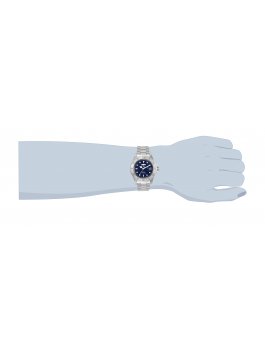 Invicta Pro Diver 34023 Herenhorloge - Quartz Uurwerk - Roestvrij Staal met Blauwe Wijzerplaat - 40 mm