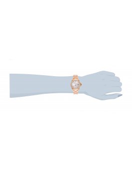 Invicta Angel 24615 Orologio da Donna - Movimento al Quarzo - Acciaio Inossidabile con Quadrante in Perla - 40 mm