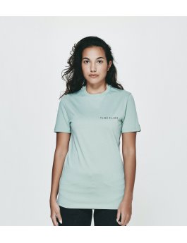 Time Flies T-Shirt Basic Logo Small - Slim Fit Green