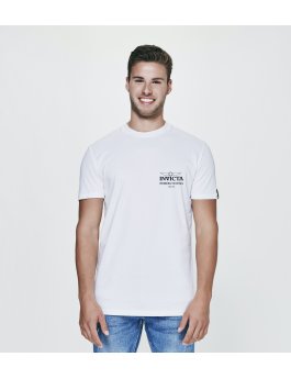 Time Flies T-Shirt Invicta Collection - Slim Fit White