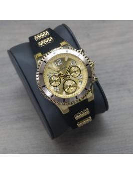 Invicta BLU 36909 Relógio Feminino - Movimento de Quartzo - Aço Inoxidável com Mostrador Dourado - 39 mm