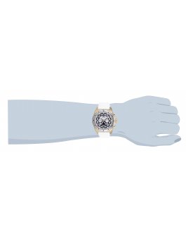 Invicta Speedway 20308 Men's Watch - Quartz Movement - Stainless Steel with White Dial - 50 mm