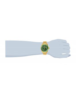 Invicta Pro Diver 30615 Men's Watch - Quartz Movement - Stainless Steel with Green Dial - 43 mm