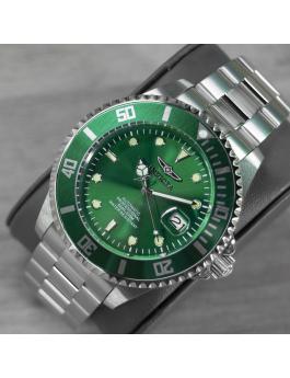 Invicta Pro Diver 35719 Men's Watch - Automatic Movement - Stainless Steel with Green Dial - 47 mm