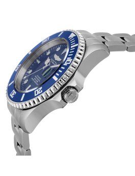 Invicta Pro Diver 35721 Moška ura - Avtomatski mehanizem - Nerjaveče jeklo z modrim številčnico - 47 mm