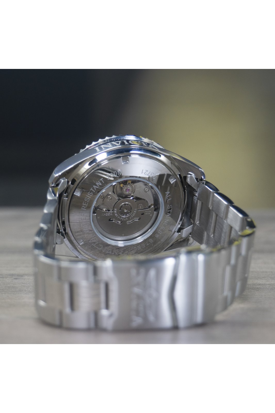 Invicta Pro Diver 35721 Moška ura - Avtomatski mehanizem - Nerjaveče jeklo z modrim številčnico - 47 mm
