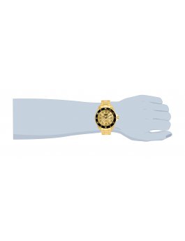 Invicta Pro Diver 35723 Men's Watch - Automatic Movement - Stainless Steel with Gold Dial - 47 mm