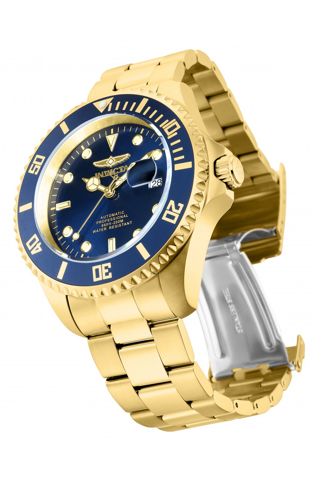 Invicta Pro Diver 35726 Orologio da Uomo - Movimento Automatico - Acciaio Inossidabile con Quadrante Blu - 47 mm