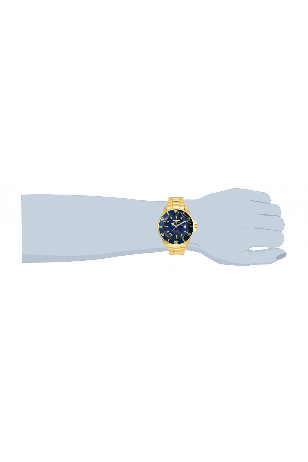 Invicta Pro Diver 35726 Orologio da Uomo - Movimento Automatico - Acciaio Inossidabile con Quadrante Blu - 47 mm