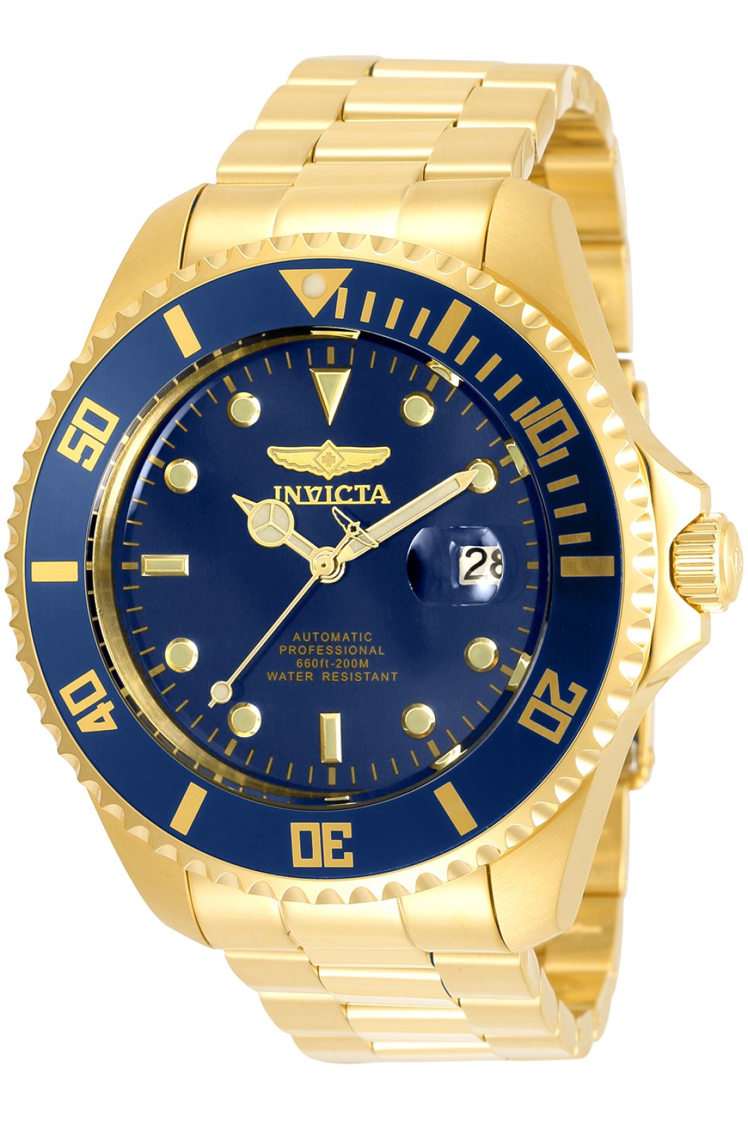 Invicta Pro Diver 35726 Orologio da Uomo - Movimento Automatico - Acciaio Inossidabile con Quadrante Blu - 47 mm