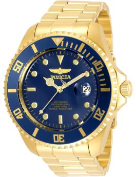 Invicta Pro Diver 35726 Orologio da Uomo - Movimento Automatico - Acciaio Inossidabile con Quadrante Blu - 47 mm