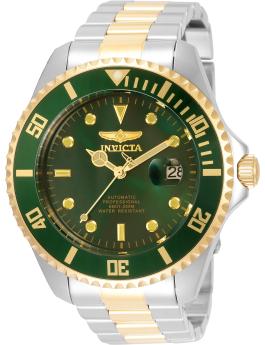 Invicta Pro Diver 35727 Relógio Masculino - Movimento Automático - Aço Inoxidável com Mostrador Verde - 47 mm