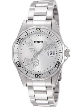 Invicta Angel 12503 Women's Watch - Quartz Movement - Stainless Steel with Silver Dial - 38 mm