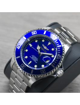 Invicta Pro Diver 35718 Men's Watch - Automatic Movement - Stainless Steel with Blue Dial - 47 mm