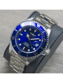 Invicta Pro Diver 35718 Men's Watch - Automatic Movement - Stainless Steel with Blue Dial - 47 mm