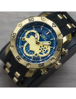 Invicta Pro Diver - SCUBA 23426 Orologio da Uomo - Movimento al Quarzo - Acciaio Inossidabile con Quadrante Blu - 50 mm